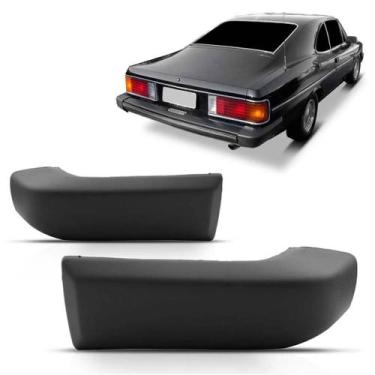 Imagem de Ponteira parachoque traseiro opala 1985 a 1992 cinza - KJ, Direito