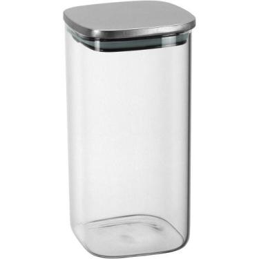 Imagem de Pote Mantimentos Home&co Com Tampa Inox Borossilicato 1,5l - HOME & CO