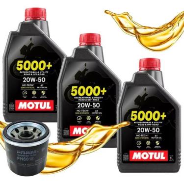 Imagem de Troca de Óleo Para Suzuki Gsx 650f  Gsr 750  Srad 750  Vstrom 650 Motu