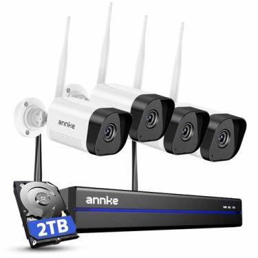 Imagem de Sistema de Câmeras de Segurança ANNKE 16 Canais 4K 8MP HD de 2 TB com 