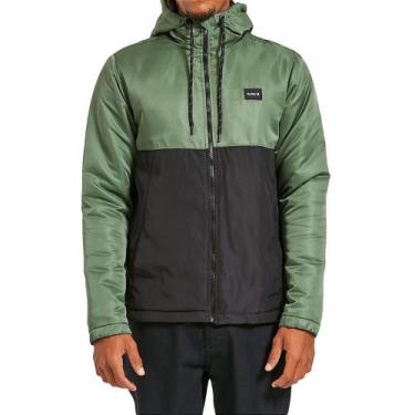 Imagem de Jaqueta Hurley Techno II WT23 Masculina Militar, GG, Camarone