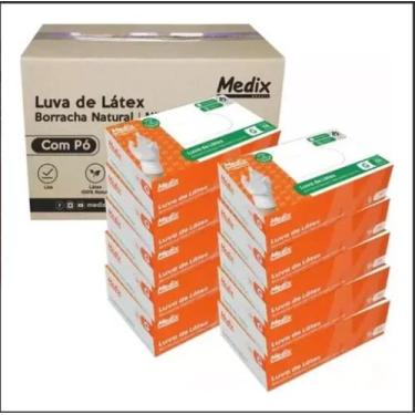 Imagem de Luva Látex com Pó Medix M 1000 Unidades