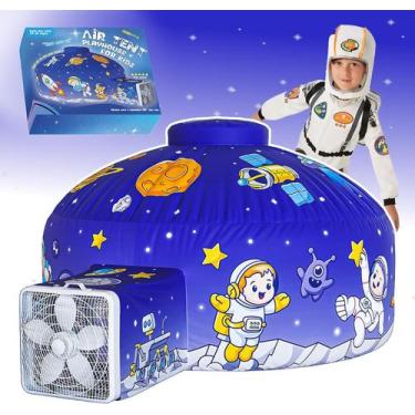Imagem de Barraca de ar inflável Skywin para crianças com impressão espacial (19