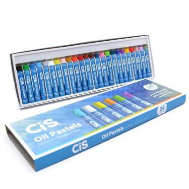 Imagem de Giz Pastel Oleoso Cis - 24 Cores
