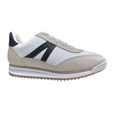 Imagem de Tênis Feminino Casual Vizzano Conforto Lançamento 1450.102, Branco, Pr