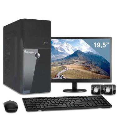Imagem de Computador com monitor 19 intel dual core 2.41ghz 4gb hd 1tb 3green tr