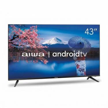 Imagem de TV 43 Android Bord Inf AWS-TV-43-BL-02-A Smart TV 43 Polegadas Wi-Fi L