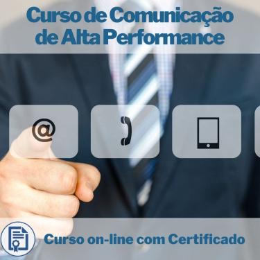 Imagem de Curso Online em videoaula de Comunicação de Alta Performance com Certificado