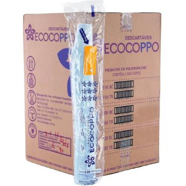 Imagem de Copo Plástico 150ml Branco CX 2500 UN Ecocoppo