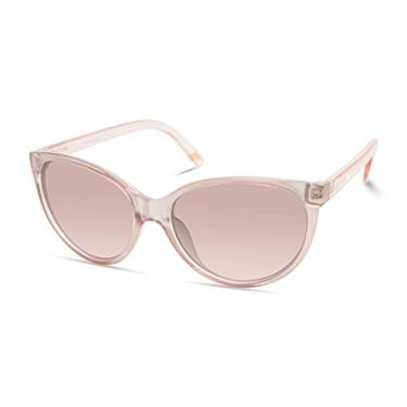 Imagem de Skechers Women's SEA6168 Cat Eye Sunglasses, Shiny Pink, 55mm