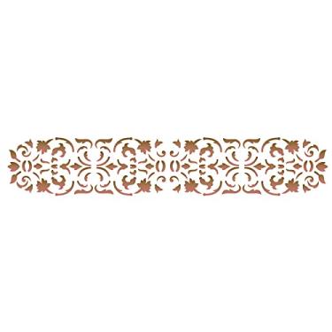 Imagem de Stencil de Acetato para Pintura OPA Simples 06 x 30 cm - 814 Volutas Barrocas
