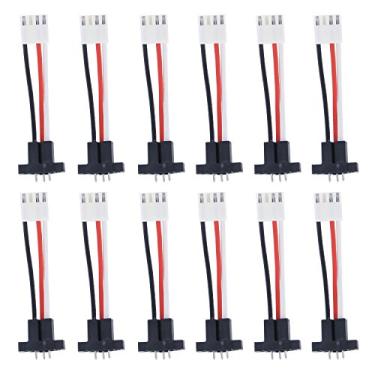 Imagem de First Alert Plugue adaptador de alarme de fumaça BRK ADK-12 para alarmes de fumaça Kidde Hardwire, pacote com 12, branco/preto