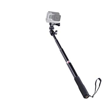 Imagem de Monopé pau de selfie de 33cm a 110cm com suporte de rosca de ¼”