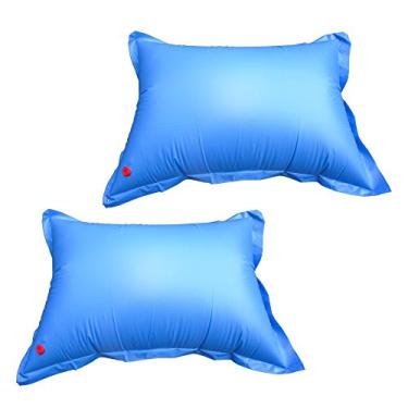 Imagem de Robelle 3745-02 Deluxe Almofada de ar equalizador de gelo para capas de piscina de inverno acima do solo (pacote com 2), 10 x 1,5 m