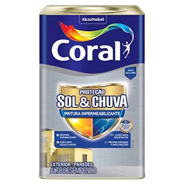 Imagem de PROTEÇÃO SOL & CHUVA PINTURA IMPERMEABILIZANTE BRANCO 18L - CORAL