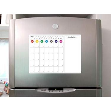 Imagem de Ímã De Geladeira Planner Calendário Semanal Recados