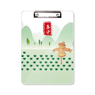 Imagem de Vernal Equinox Twenty Four Solar Term Prancheta Pasta Escrita Placa de Apoio A4