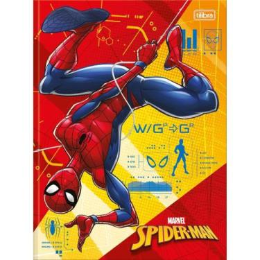 Imagem de Caderno Brochurao Capa Dura Spider-Man Top 48 Folhas - Tilibra