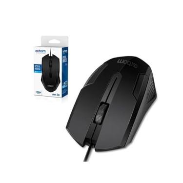 Imagem de Mouse Óptico MS-71 Usb Para Computador Notebook Pc Desktop 1200dpi Preto Compacto