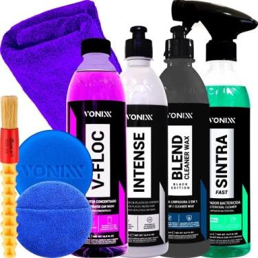 Imagem de Aplicador Microfibra Com Encaixe + Kit Lavagem Shampoo Cera Vonixx