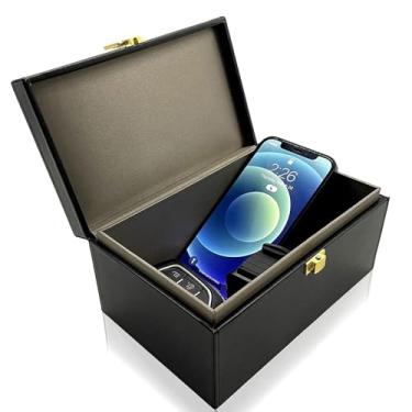 Imagem de Faraday Box Caixa Faraday, Bloqueador De Sinal De Chaveiro, Escudos De Sinal De Nível Militar, Capa De Material Condutor Para WiFi, Celular, Bluetooth, RFID, (Size : 19cmx12cmx9cm)