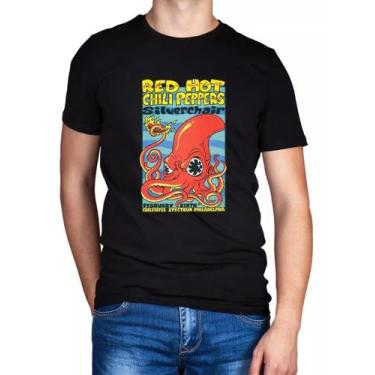 Imagem de Camiseta Red Hot Chilli Peppers 100% Algodão -  Jmv Estampas