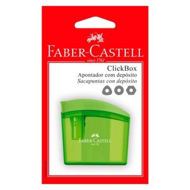 Imagem de Apontador Com Depósito Clickbox Verde - Faber-Castell