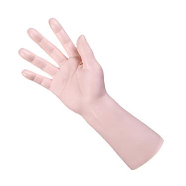 Imagem de Mão manequim jóias expositor masculino mão jóias pulseira anel luvas display organizador suporte pulseira colar titular relógio anel exibição adereços/310 (Size : Skin color)