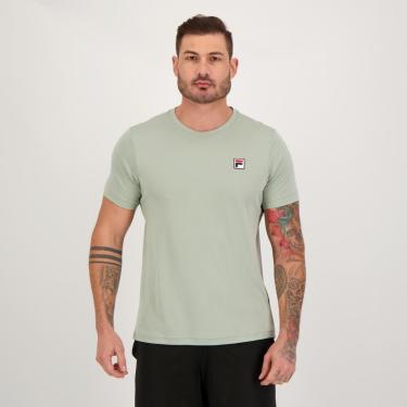 Imagem de Camiseta Fila Action III Verde e Marinho-Masculino