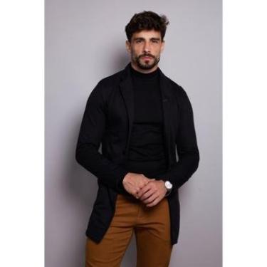 Imagem de Sobretudo em Moletinho com Lapela Bolsos-Masculino