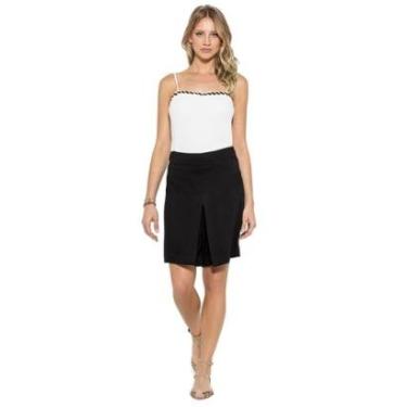 Imagem de Bermuda Evasê Alfaiataria Havanna        Nero_ 42-Feminino