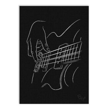 Imagem de Placas Decorativas Musica Violão Guitarra Rock Piano Varios Modelos Instrumentos Decoração Quarto Sala Escritório