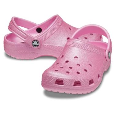 Imagem de Crocs 206992-6XE-C5 Classic Glitter Clog T PTG Rosa Tweed Glitter