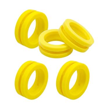 Imagem de NTSUMI Juntas de cilindro de CO2 rosa adequadas para juntas de vedação DUO Terra Art O-Ring da máquina de soda, juntas carbonatadoras de troca de cilindro de CO2, pacote com 5