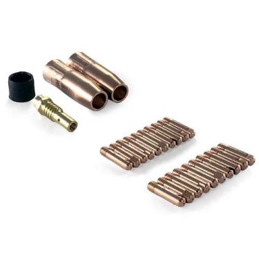 Imagem de Kit bico 0.6 - rosca m6 - ponteira reforçada - V8 BRASIL, U, UNICA