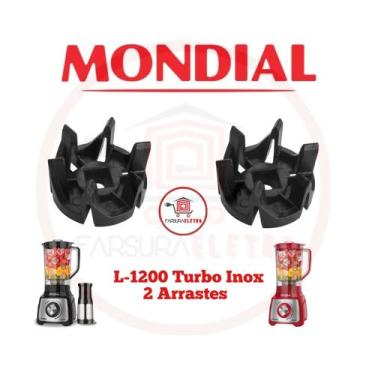 Imagem de Arraste Acoplamento do Copo 2 Peças Liquidificador Mondial Turbo L-120