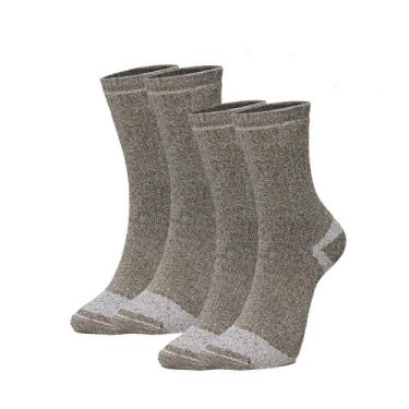 Imagem de Kit Com 2 Pares De Meias Trekking Coolmax Esportiva Sport Modelo Cano 