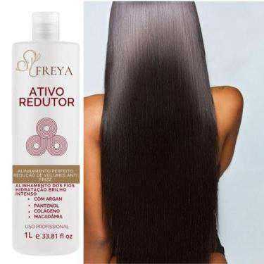 Imagem de Passo único Freya : Profissional 1000ml  Liso Absurdo Alisa 100% Óleo 