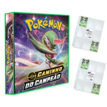 Imagem de Álbum Pasta Fichário Pokemon com 20 Folhas YES 9 Bolsos Caminho do Cam