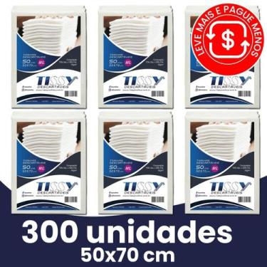 Imagem de TOALHAS DESCARTAVEIS CÃES E GATOS TISSY 50x70 300 UNIDADES