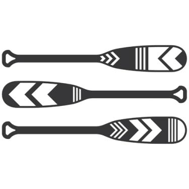 Imagem de Remo decorativo para parede Kit com 3 remos