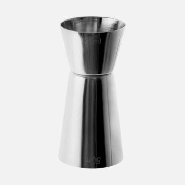 Imagem de Dosador Duplo de Aço Inox 25ml/50ml - Mimo Style