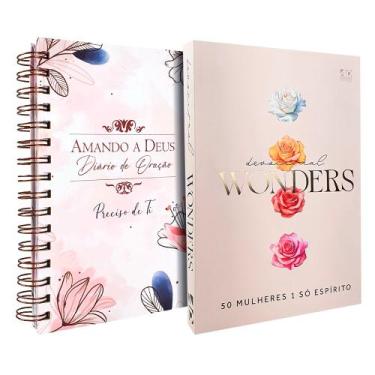 Imagem de Kit Devocional Wonders 50 Mulheres 1 só Espírito + Diário de Oração Am