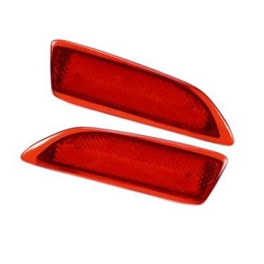 Imagem de ACROPIX Refletor de para-choque traseiro luz traseira de freio de neblina 81920-02030 8192002030 LED vermelho para Toyota Corolla 2011-2013 lente vermelha de plástico (conjunto de 2) peças de carro