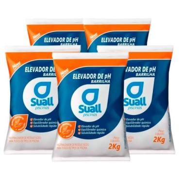 Imagem de Tratamento para piscina 5 suall elevador de ph 2kg