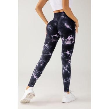 Imagem de Calça Fitness Esportiva Tie Dye Levanta Bumbum - S971 - BUBULE SHECI, 