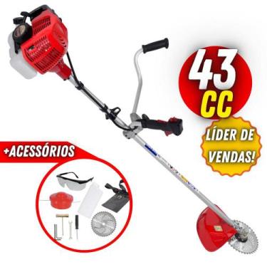 Imagem de Roçadeira Profissional Nakashi L431M Com Motor TU 43 Mitsubishi Ideal 