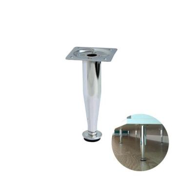 Imagem de Pé Távola de Aço Cromado de 10 Cm Com Regulagem Para Armários E Móveis