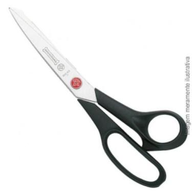 Imagem de Tesoura corte manual mundial profissional ponto vermelho 21cm - 660-8 