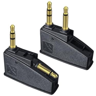 Imagem de Asobilor Adaptador de fone de ouvido QC45 compatível com Bose 700 QuietComfort 2 QC3 QC15 QC20 QC25 QC35 QC35ii NC700 SoundLink SoundLinkII AE2 AE2i AE2i AE2W, ponta banhada a ouro de 3,5 mm (pacote